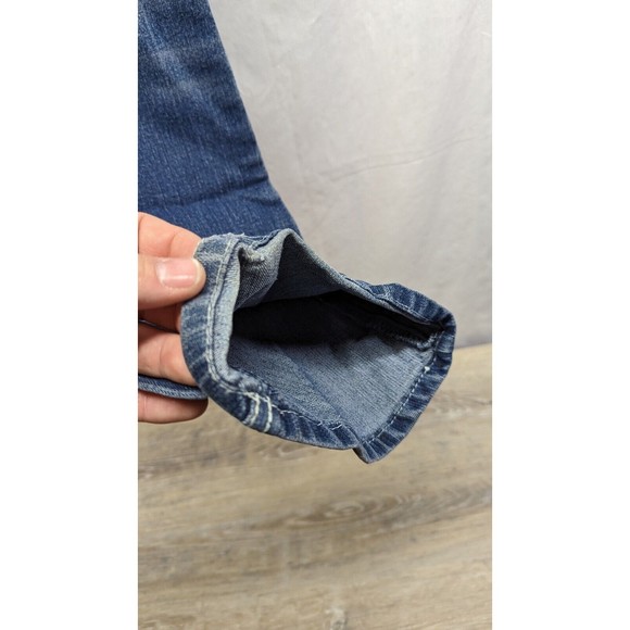 Red Rivet Blue Jeans Juniors Size 13 Dark Wash Stretch Bootcut - Picture 3 of 7